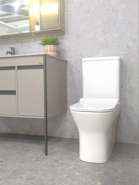 Deluxe Back-to-Wall Toilet Cistern & Seat